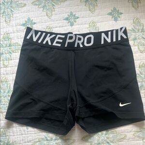 Nike Women's Black Pro Athletic Shorts